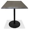 Holland Bar Stool Co 36" x 36" Charcoal, Indoor/Outdoor All-Season EnduroTop Table Top OD36SChar - alternate 4